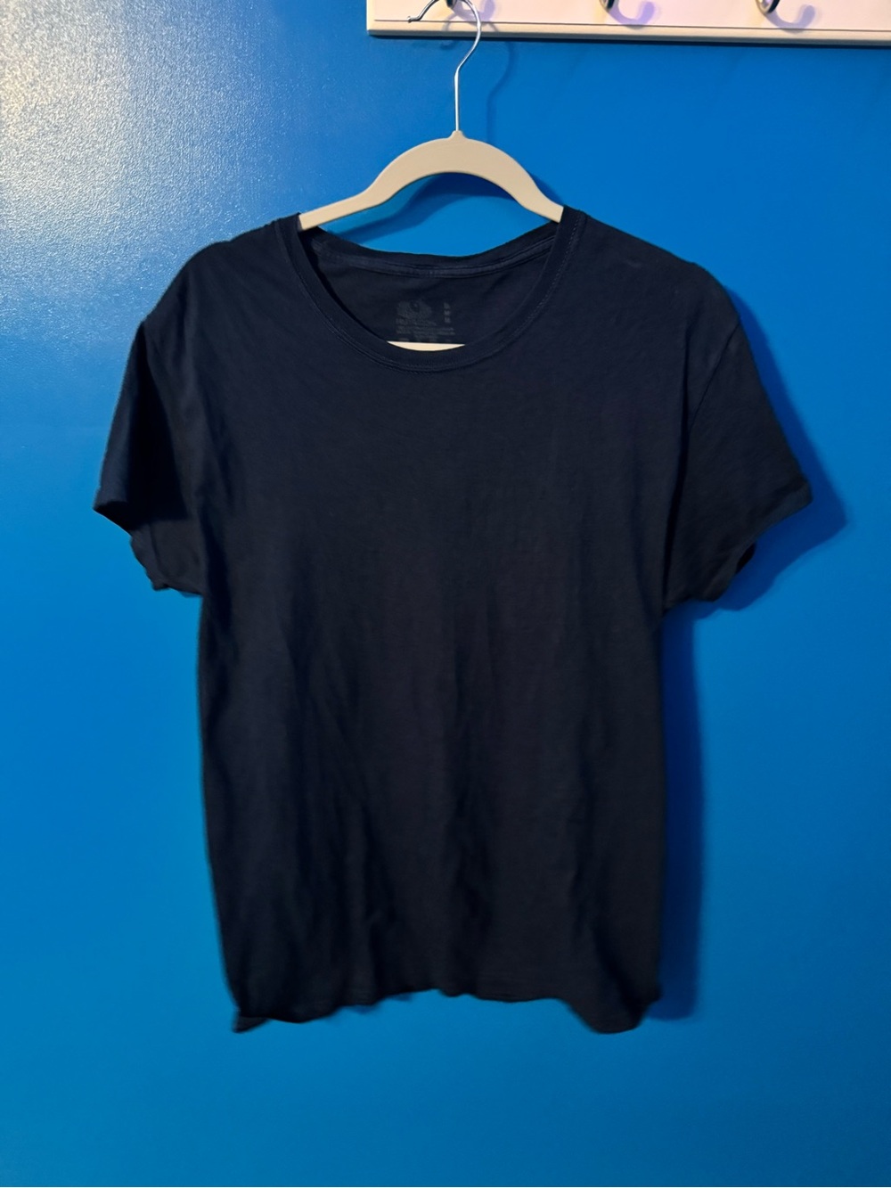 Fruit of the Loom Men's Navy Short Sleeve Crewneck Tee